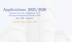 Kết quả trúng tuyển NUS, NTU, Sutd Singapore 2024